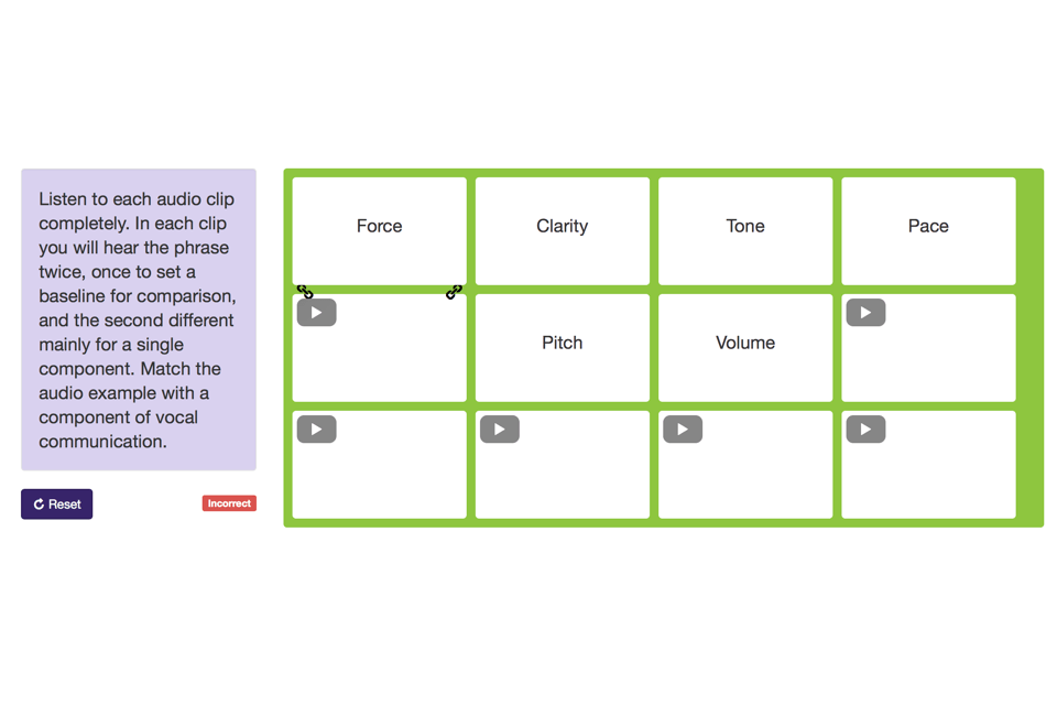 Matching Activity with Audio